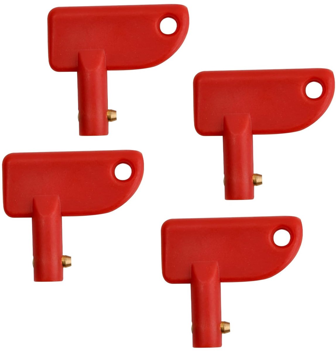 Batterijscheider Schakelaar 10mm - Rood Sleutelset - Eenvoudig te bedienen - Betrouwbare stroomonderbreking - ShopVlot