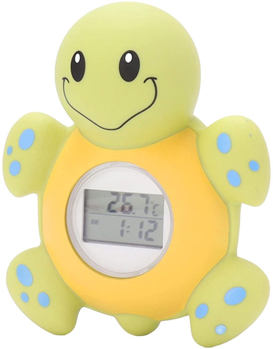 SnelShoppen - Baby Bad Thermometer - Multifunctionele Waterthermometer voor Kinderen met Schattige Schildpad - Veilig en Comfortabel Badderen - Voor B