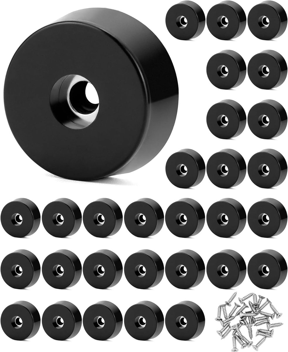 Rubber voeten 30 stuks - 25x23x9mm - synthetisch rubber - voor vloerbescherming - SnelShoppen