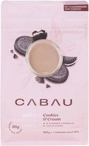 Cabau – High Protein Meal Plantaardig – Cookies & Cream – Vegan Maaltijdshake met 21g Eiwit & 26 Vitamines en Mineralen – Eiwitrijke Shake voor Ontbijt, Lunch of Diner – Rijk aan Vezels – 560 Gram (7 Porties)