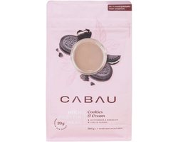 Cabau – High Protein Meal Plantaardig – Cookies & Cream – Vegan Maaltijdshake met 21g Eiwit & 26 Vitamines en Mineralen – Eiwitrijke Shake voor Ontbijt, Lunch of Diner – Rijk aan Vezels – 560 Gram (7 Porties)