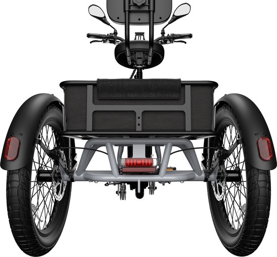 FAFREES F20 Mate II Elektrische Driewieler - 21Ah Accu, 85km Bereik, 65Nm Koppel - Voor Senioren & Dagelijks Gebruik Frost Grey van FAFREES — afbeelding 2
