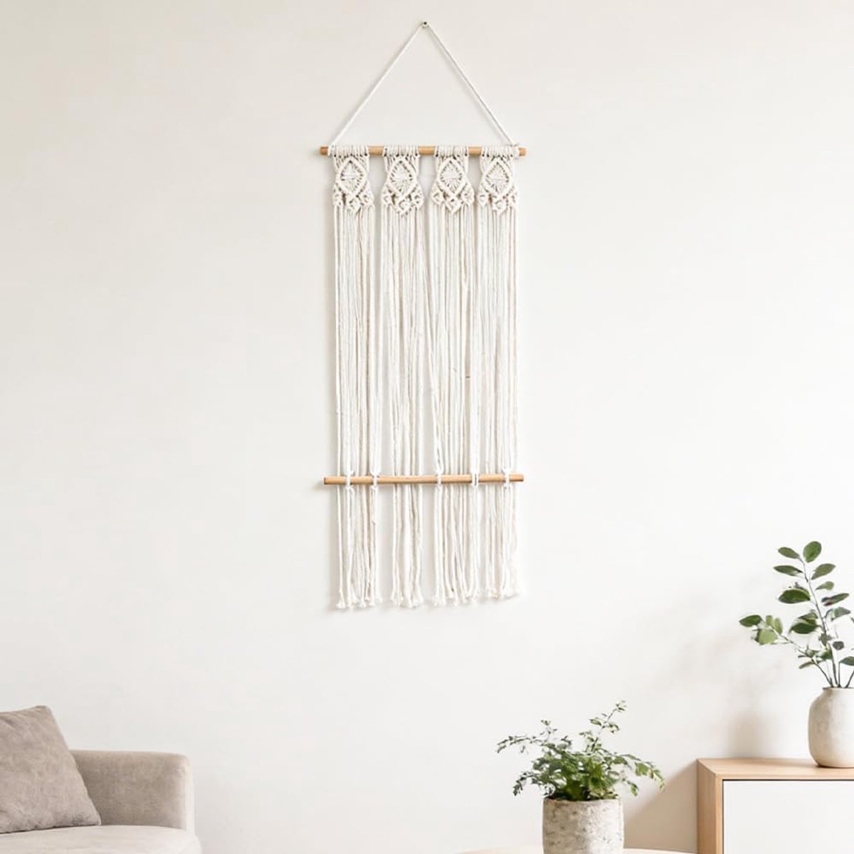Wall Picture Stand, Multifunctional Tapestry-like Photo Clip, Bohemian Home Decoration for Bedroom/Living - ShopVlot