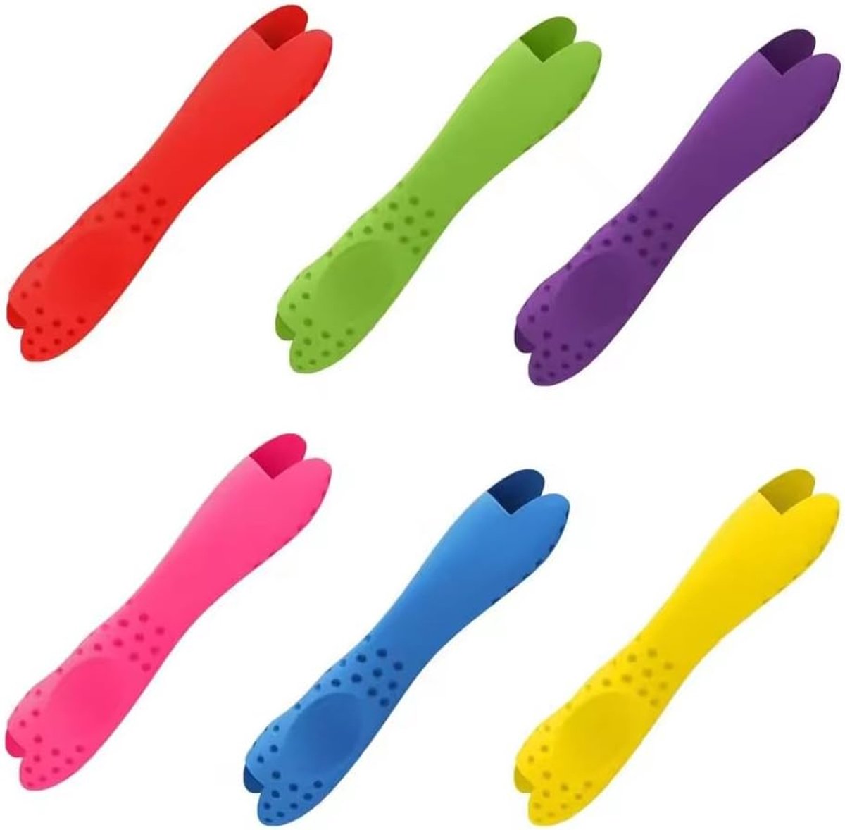 6 stuks siliconen stifthandgrepen, penhouder kinderhulp, pennenhouder voor kinderen, potloodhandgrepen, ergonomische - ShopVlot