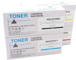 Panasonic TPANCTLA2100 - Toner Multipack 4-delig - 1x Zwart, 1x Cyaan, 1x Magenta, 1x Geel - Huismerk Compatible - Geschikt voor Pantum CM 2100 ADN Pantum CM 2100 ADW Pantum CM 2100 D Pantum CM 2100 DW Pantum CP 2100 D Pantum CP 2100 DN