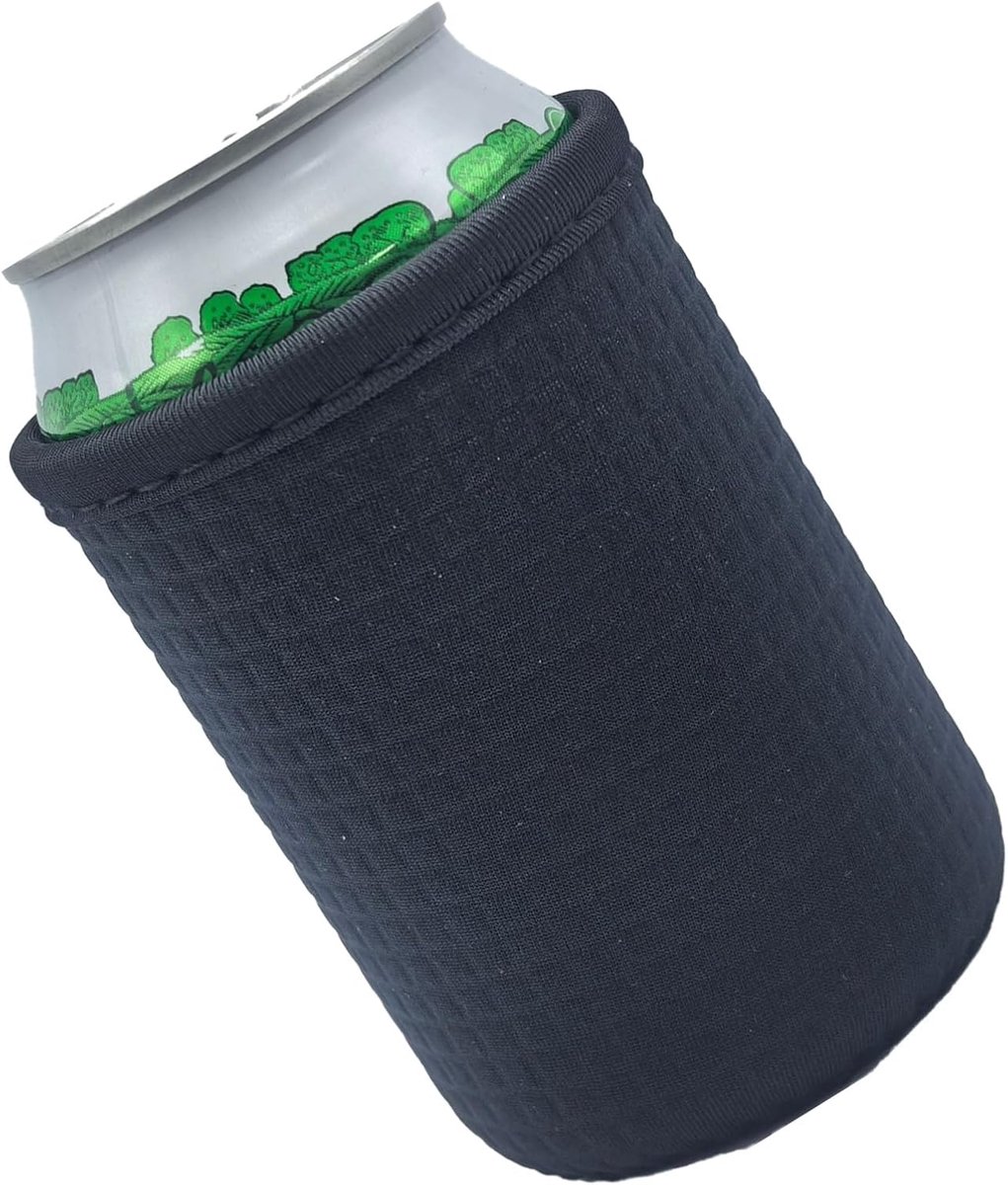 SnelShoppen - 12oz Isolerende Drink Sleeve Neopreen Drink Cooler Voor Fles en Blikje - Compact en Lichtgewicht - Voor Feest, Camping en Tuin