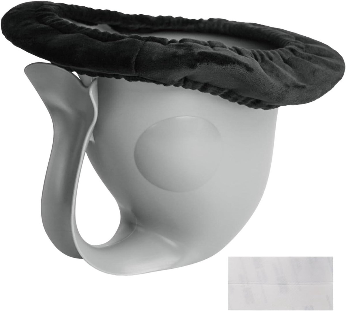 Leerpotje Vis - Potje baby - Zindelijkheidstraining - Vroege leerhulp - 20.4 x 18.7 x 15.6 cm - Grijs