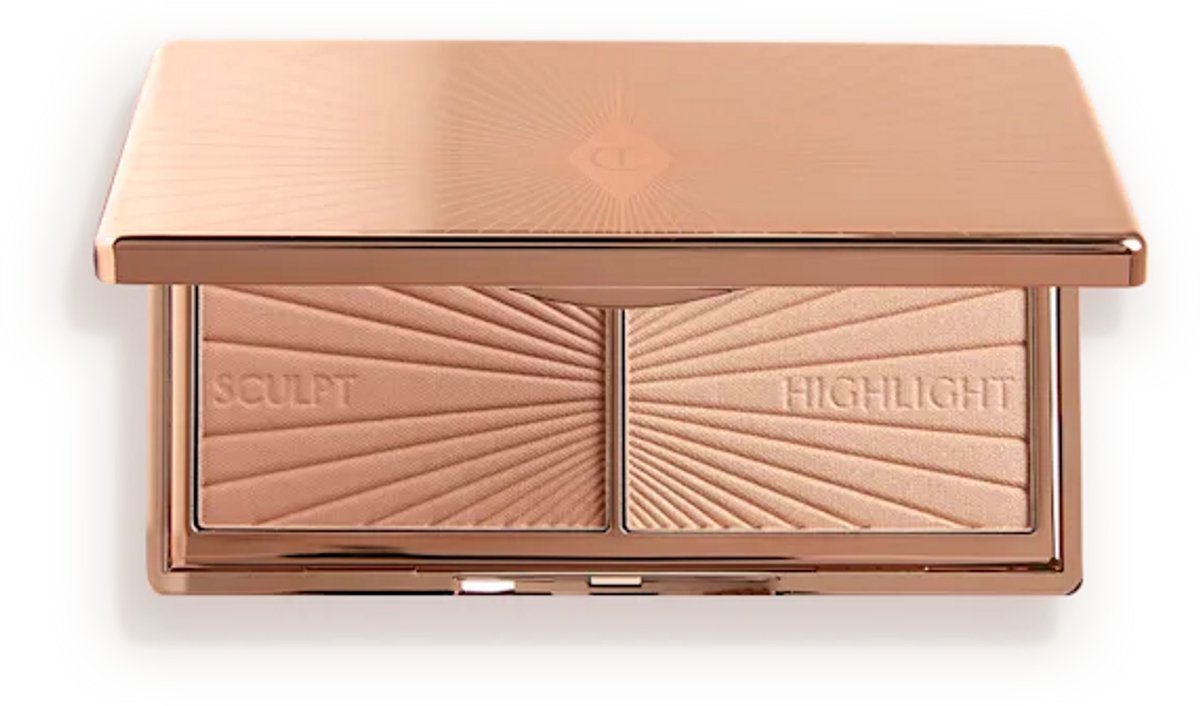 Charlotte Tilbury Mini Filmstar Bronze & Glow – Light to Medium – Contour & Highlighter Duo – Limited Edition