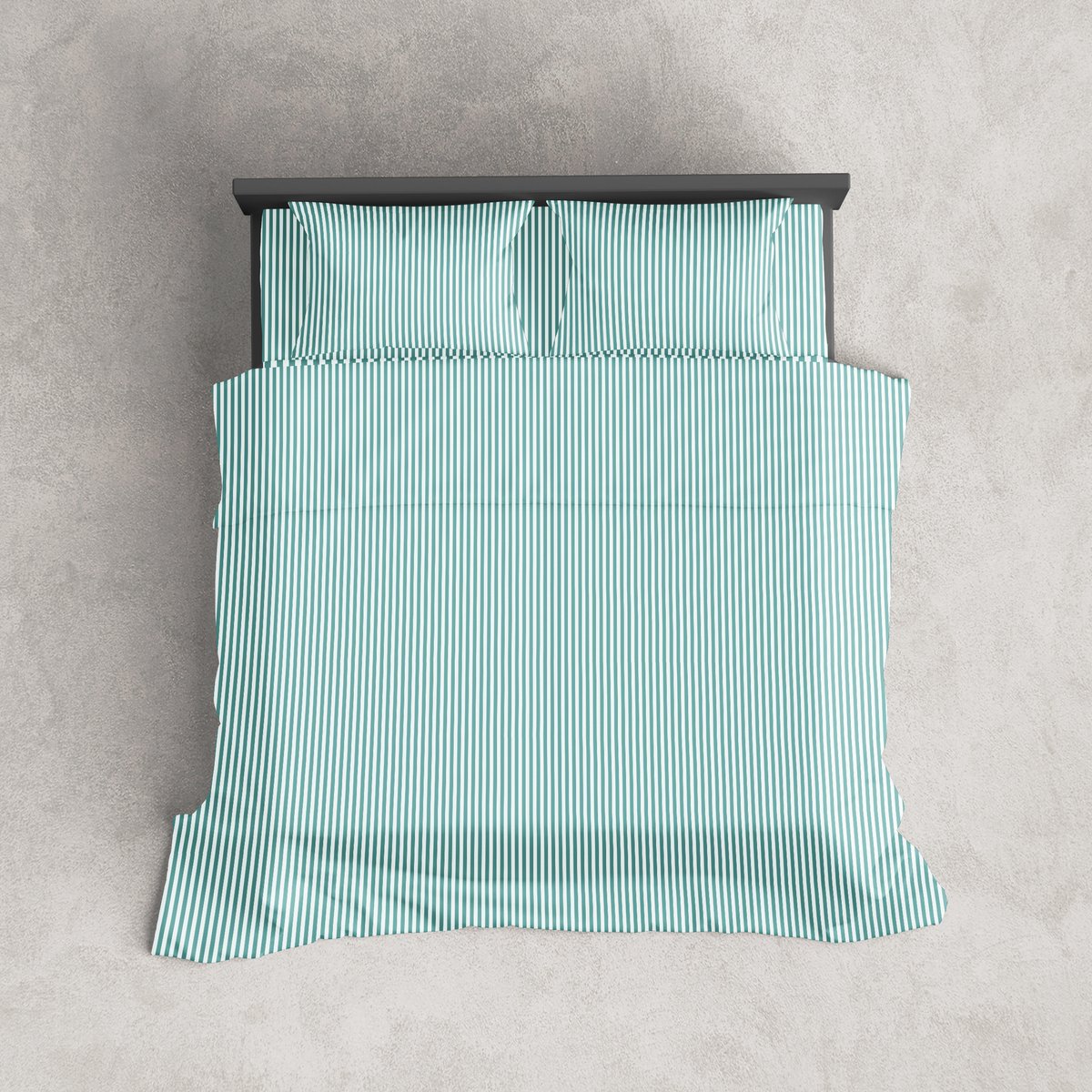 Lakenset 100% Katoen Premium - Plat bovenlaken met onderlaken - XL 180 Hoeslaken - SummerVibe Green