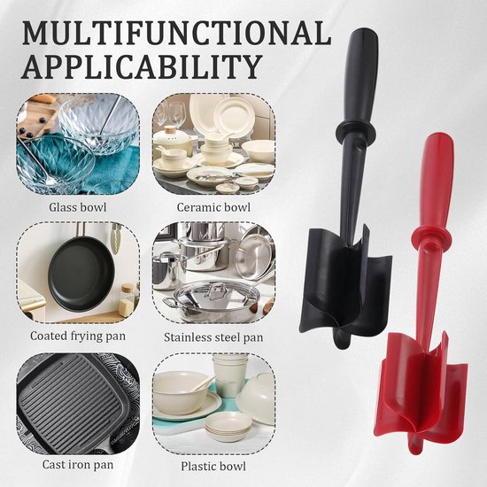 Multifunctionele vleesmolen en aardappelpers, hittebestendig, ideaal voor gehakt, hamburgers en puree maken — afbeelding 4
