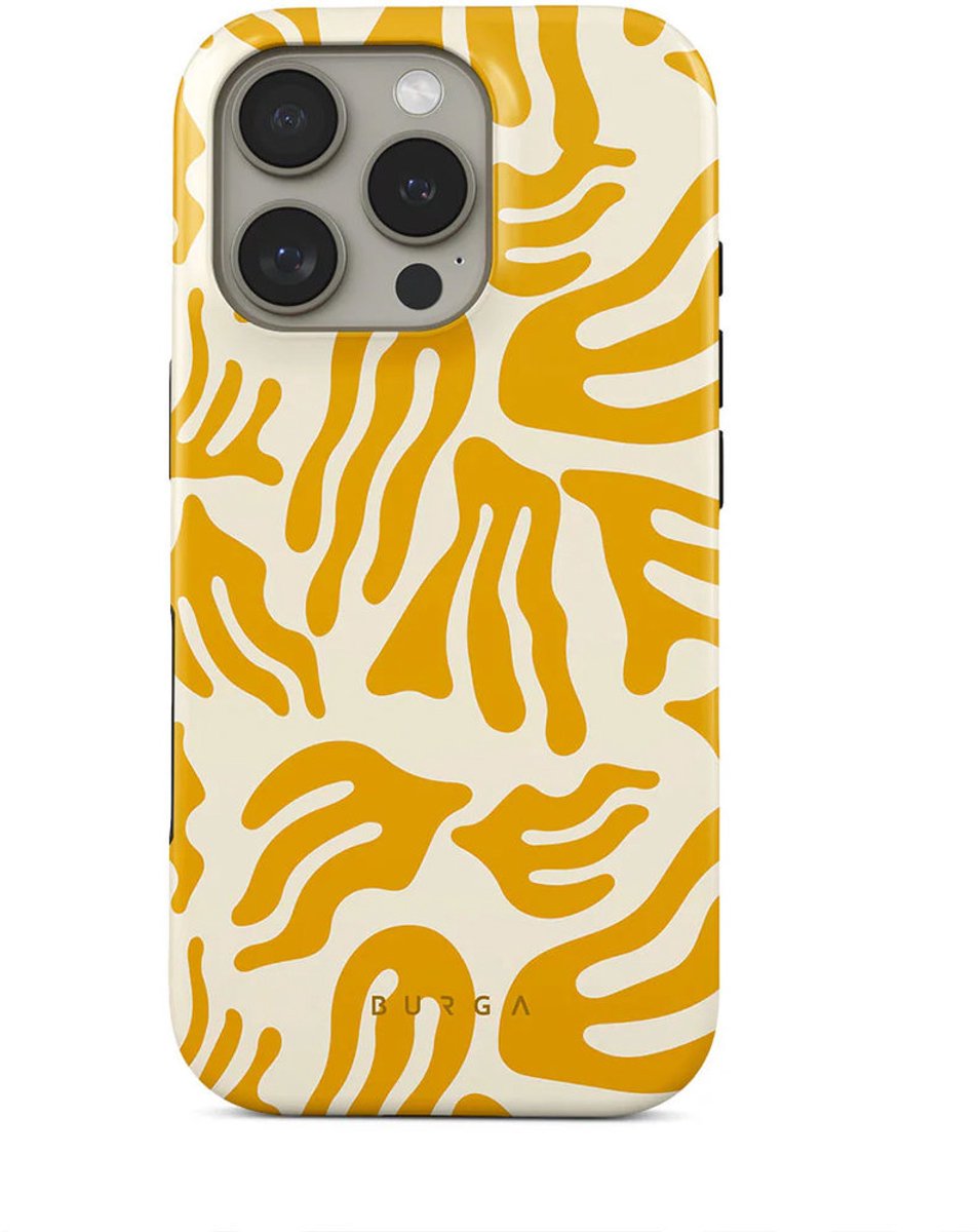 BURGA Telefoonhoesje voor iPhone 16 PRO MAX - MagSafe-compatibel - Schokbestendige Hardcase Hoesje - Sunbeams