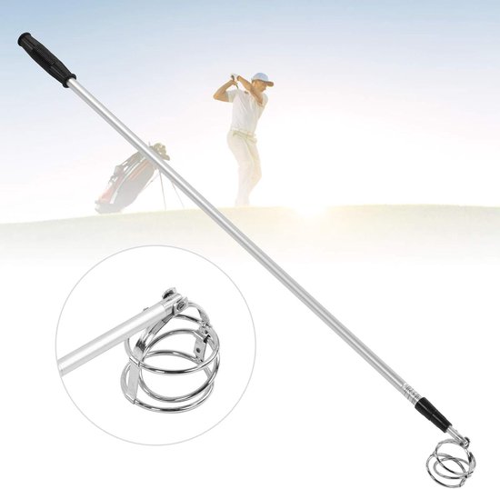 Golfbal Retriever - Golfbal Collector - Bal Verzamelen - Telescopisch Verstelbaar - Tot 278 cm - Zilver — afbeelding 4