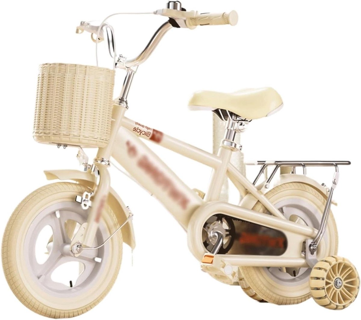Kinderfiets sfiets sfiets Leren Fietsen Dubbele Rem 20 inch Wit