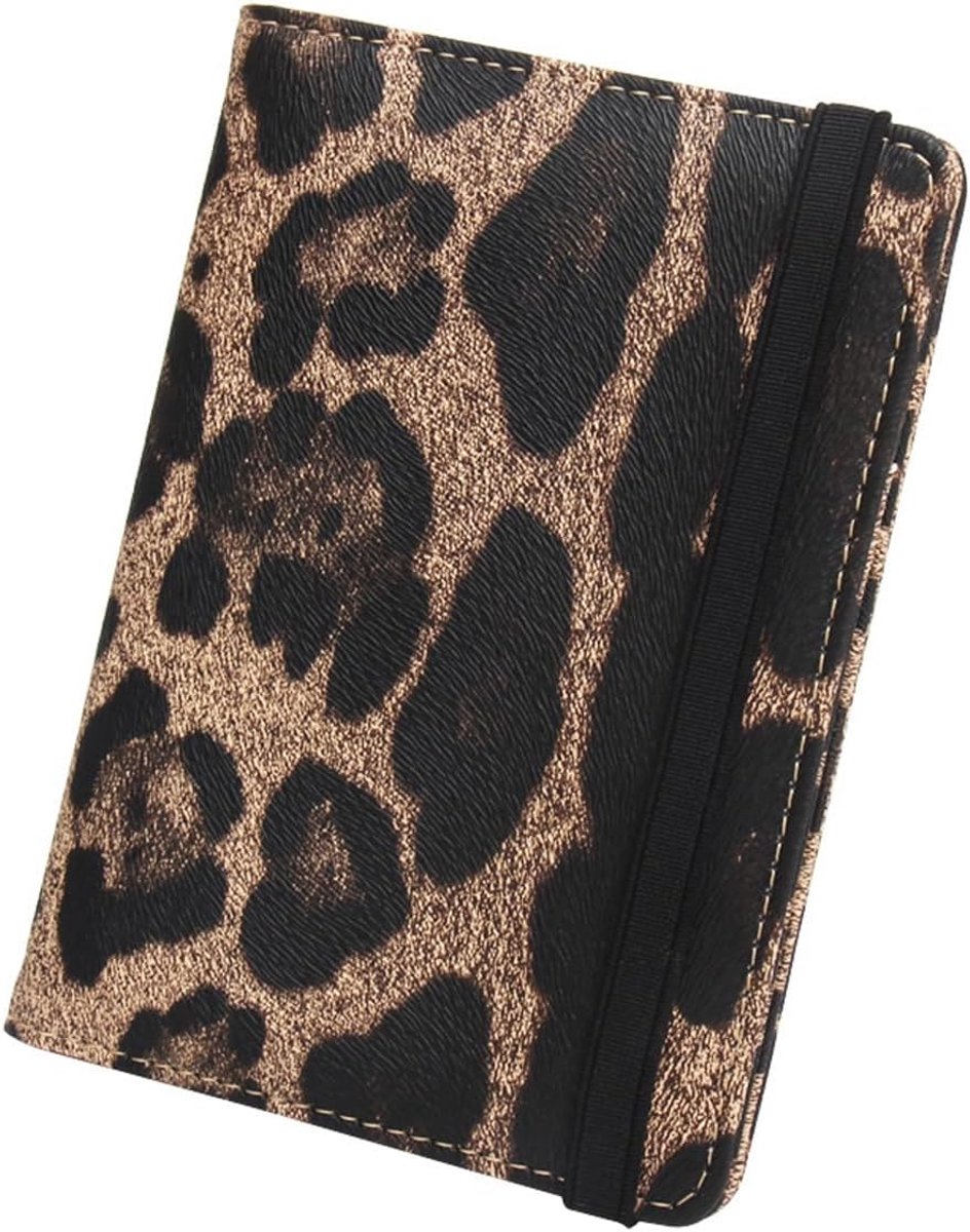 Paspoorthouder - Lichtgewicht PU - Leopardprint - Anti-diefstal en stofdicht - SnelShoppen
