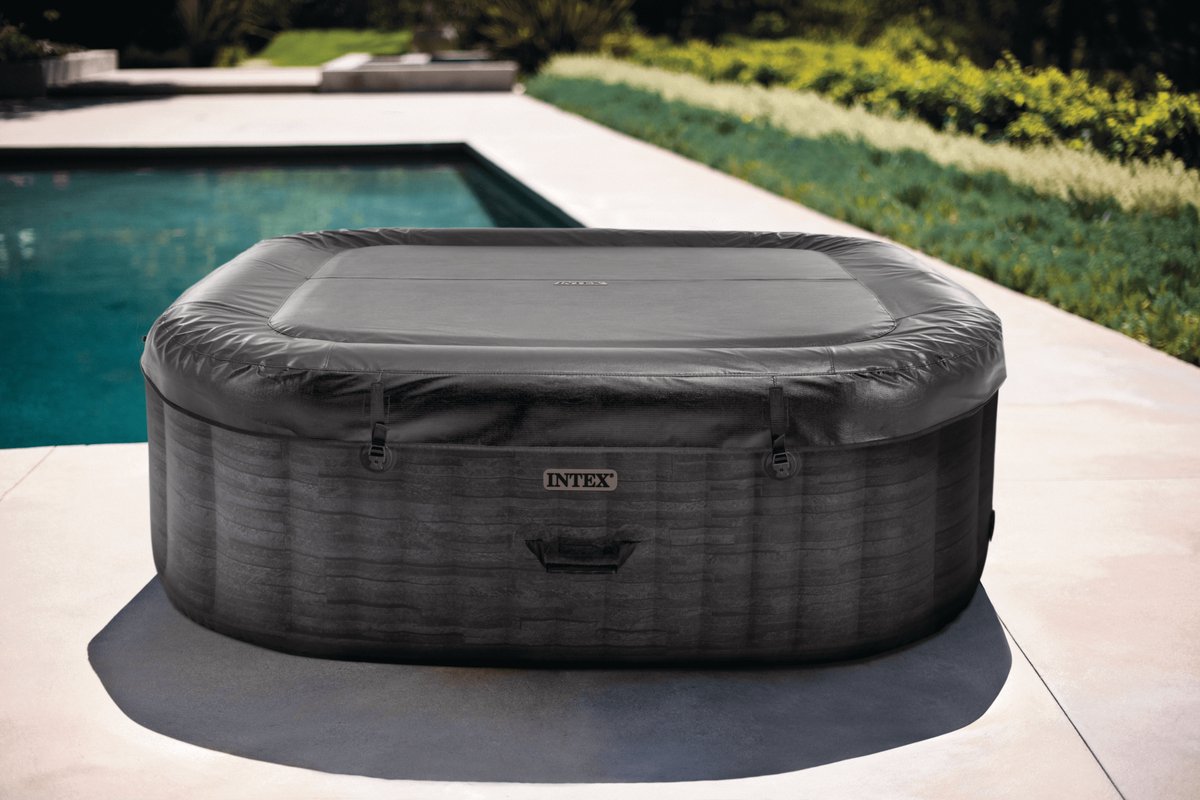 Intex PureSpa Greystone Deluxe opblaasbare spa - 6 personen - Wifi