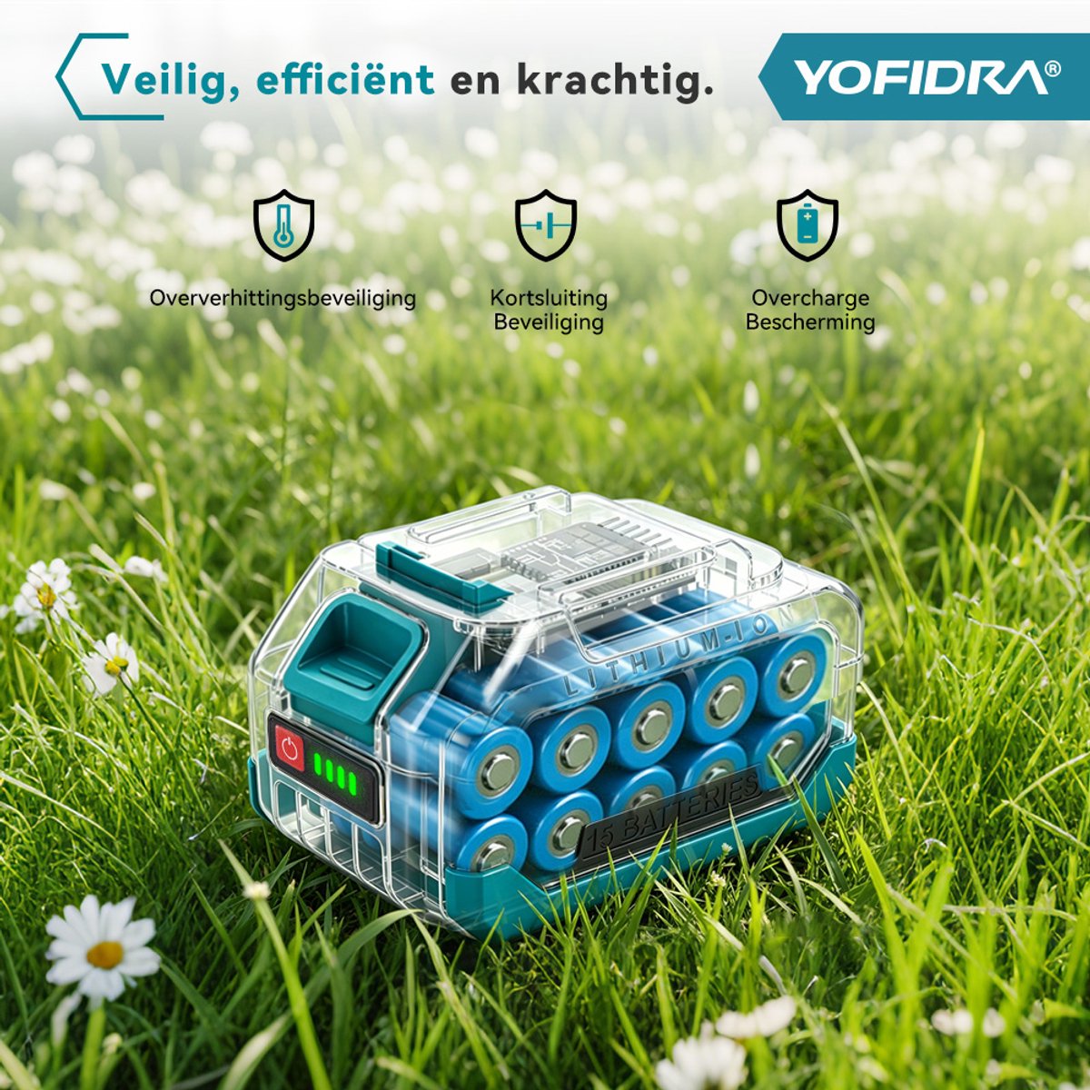 Yofidra Accu Bladblazer / Stofzuiger - 2-in-1 Borstelloze Bladblazer - 350 km/u - Handstofzuiger - Draagbare Stofblazer - voor Bladeren en Tuinafval, Auto thumbnail 6