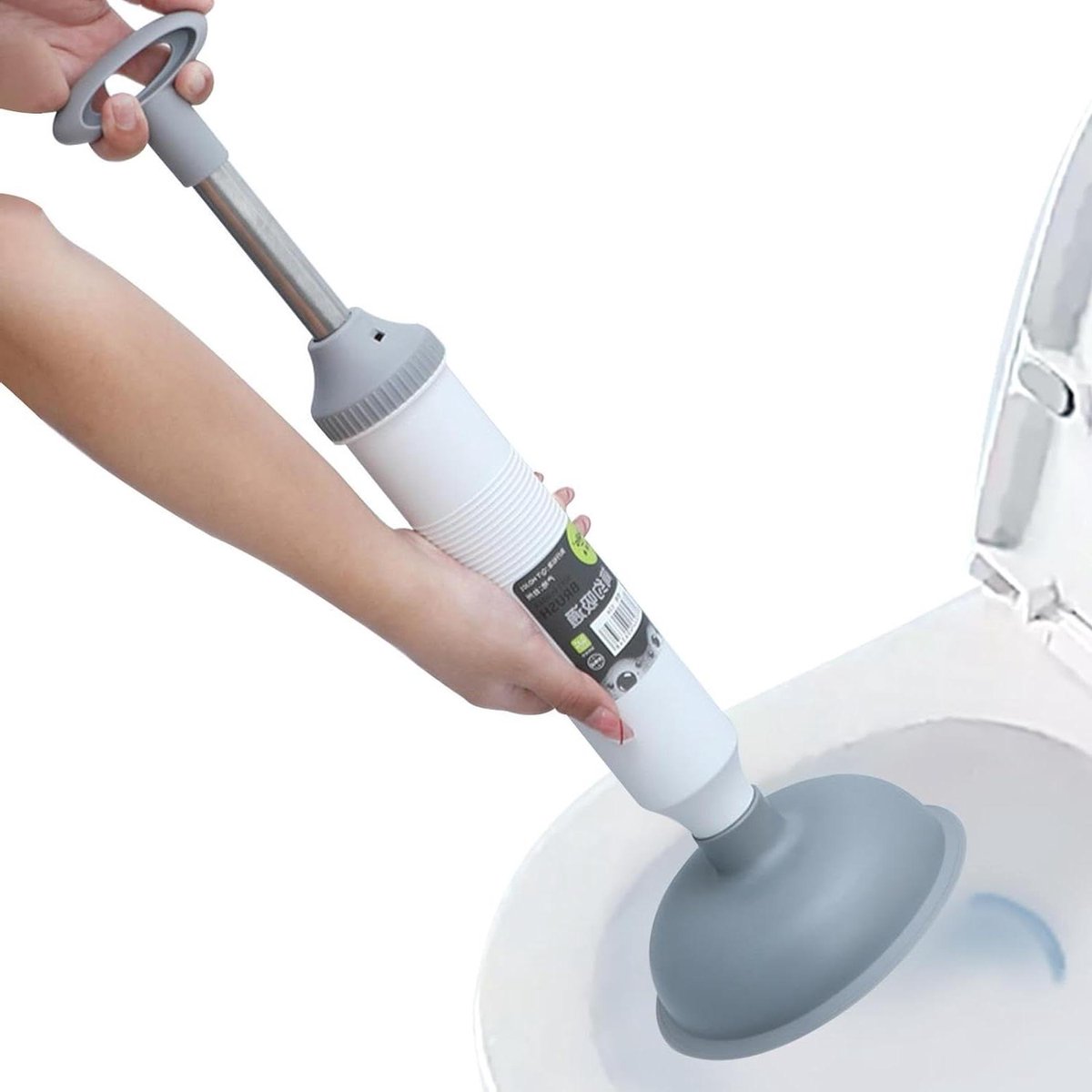 Toiletplunjer - Afvoerontstopper Klompverwijderaar - Afvoeren Ontstoppen - Hogedruk Mechanisme - 403 x 213 x 111 cm - Grijs