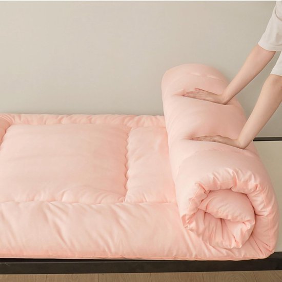 Oprolbare Matras - Vloermatras Kinderen - Comfortabel Slapen - Ruimtebesparend Ontwerp - 3 cm Dik - Zwart — afbeelding 2