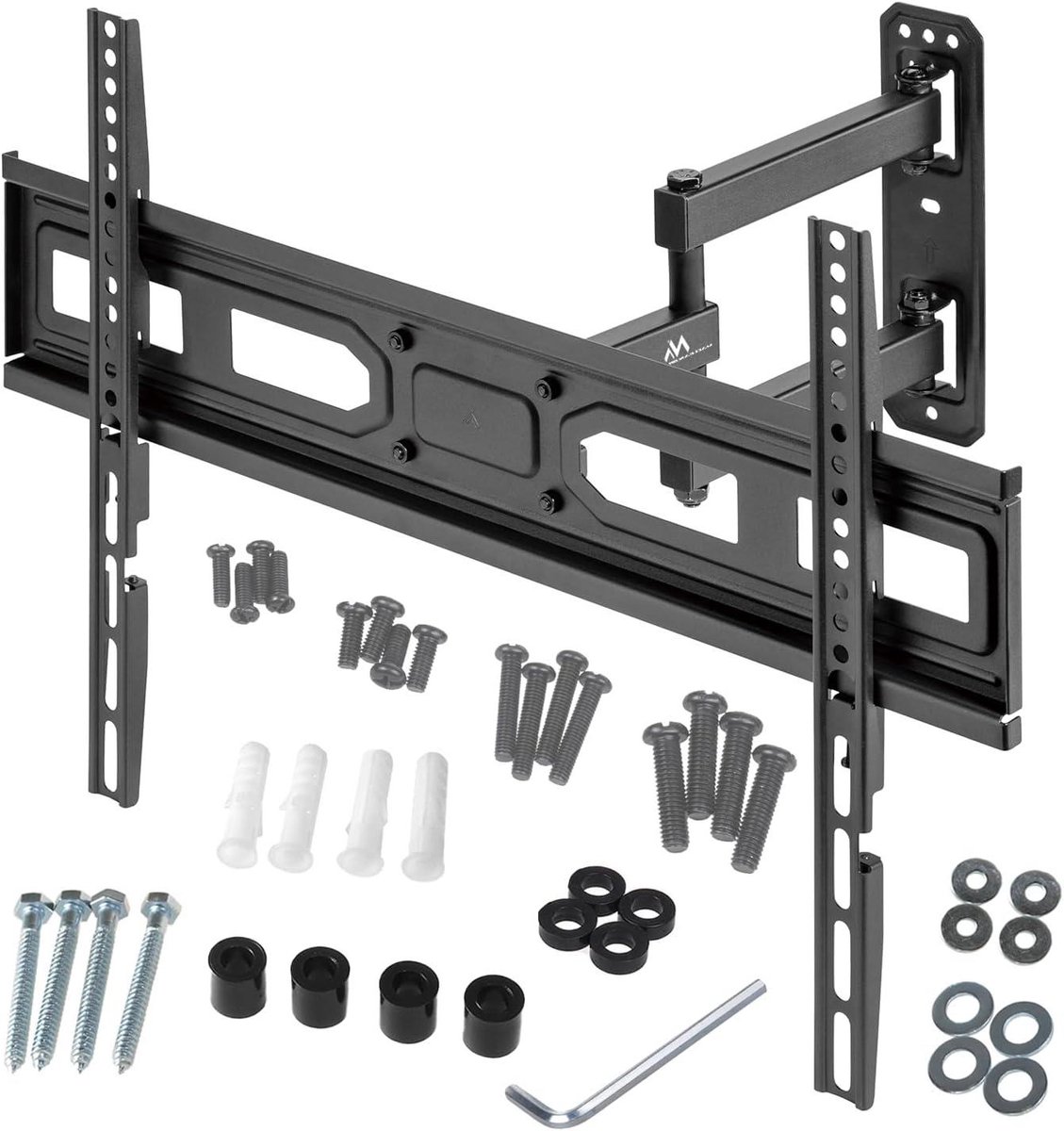 TV Muurbeugel - TV Ophanging Wandmontage - TV Bevestigen - Verstelbare Hoek - 37-70 inch - Zwart