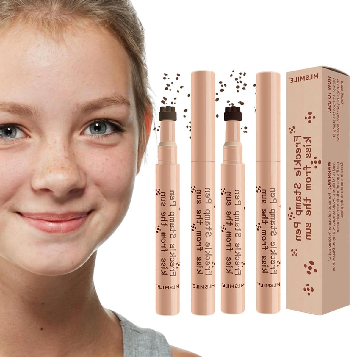 Sproeten Stiften - Nep Sproeten - Natuurlijke Make-up - Sneldrogend Waterdicht - 2 Stuks - Bruin Tinten
