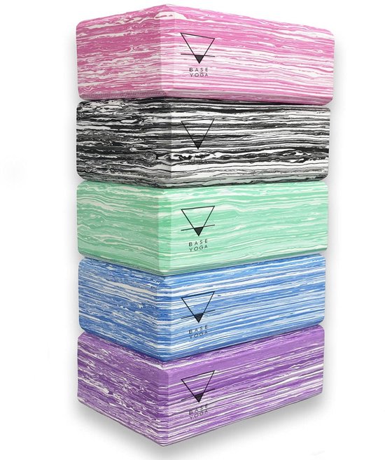 SnelShoppen - Yoga Blok - 1 of 2 Stuks - Sterk en Stevig Licht EVA-schuimblok - Roze Yoga Baksteen voor Yoga, Pilates en Fitness van Snelshoppen — afbeelding 3