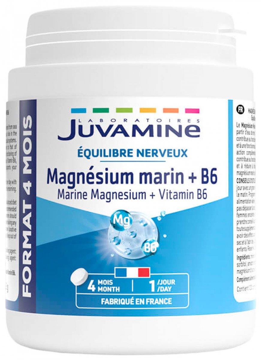 Juvamine Marine Magnesium Vitamine B6 120 Tabletten