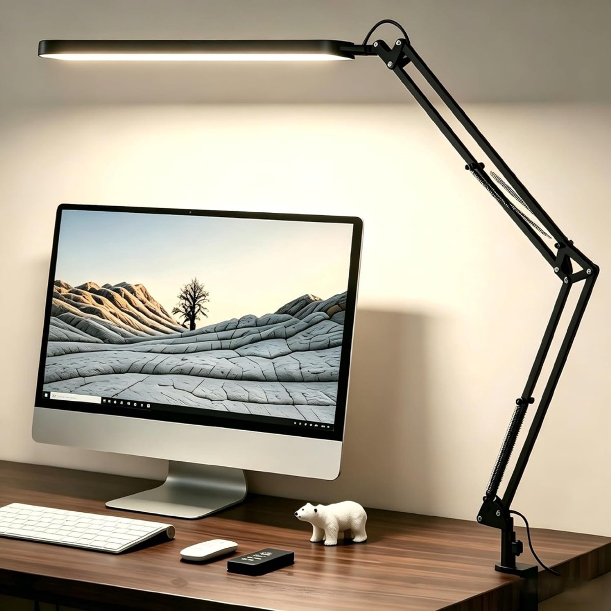 QORA® Monitorlamp - Monitor Lightbar - Monitorlicht - Monitor Licht - Zwart - 5cm x 70cm x 80cm