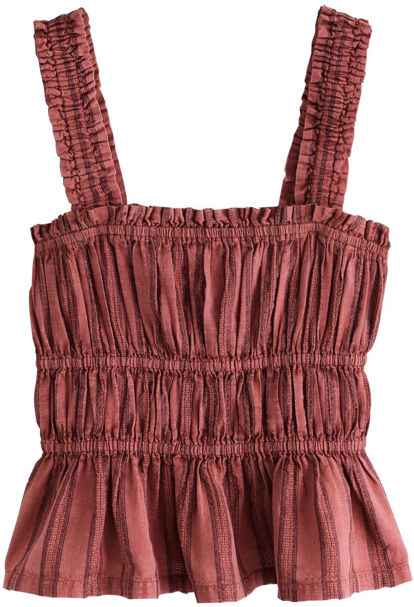 Next - Dames - Gerimpelde top - Roze