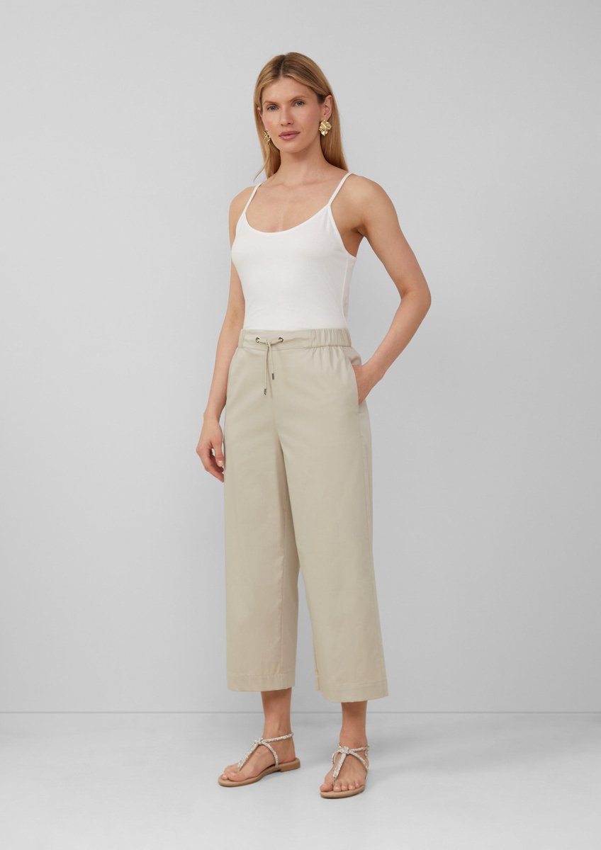 s.Oliver BLACK LABEL - Broek - Maat 38 - Vrouwen - 8061 BROWN - katoen