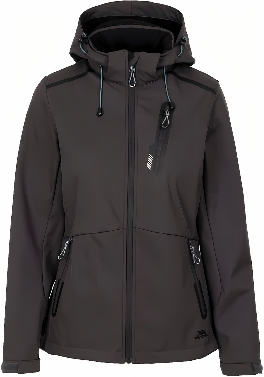 Trespass damesjas Neman Softshell-jas voor dames Tp75 donkergrijs