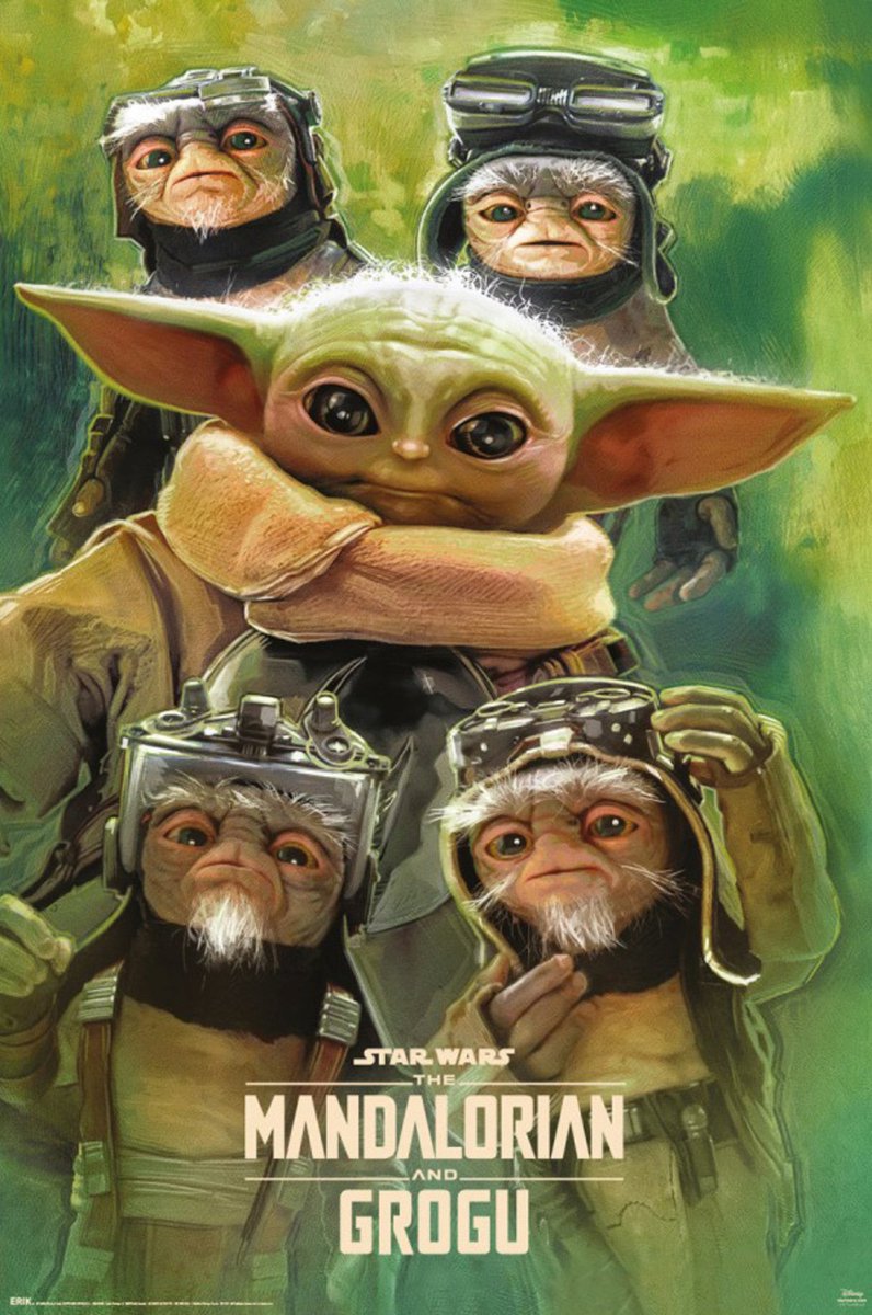 Grupo Erik Poster Star Wars - The Mandalorian and Grogu - Grogu Anzellans 61x91,5cm Divers