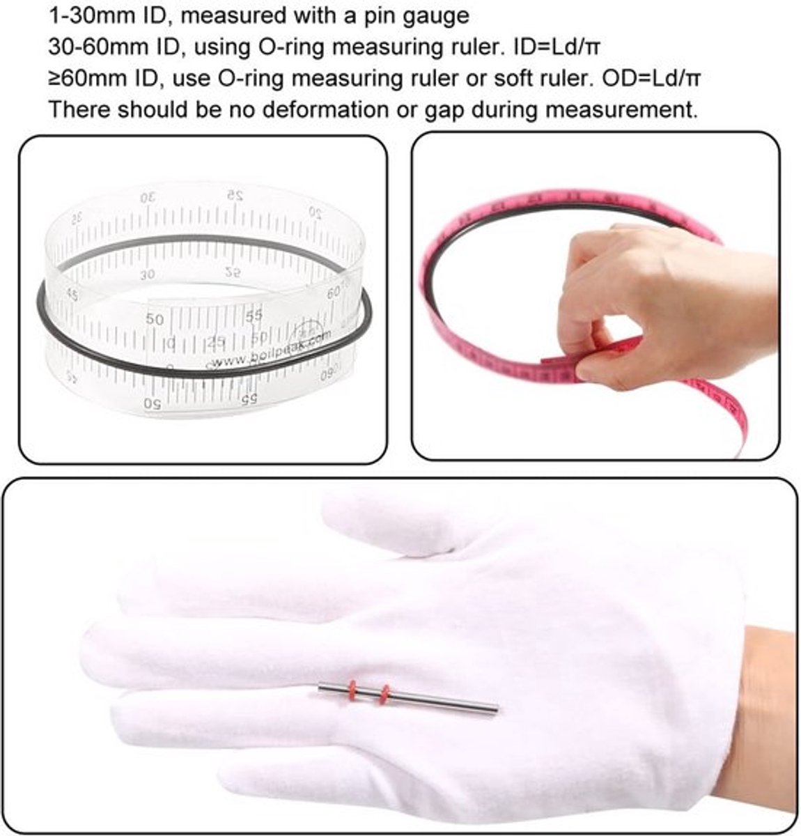 Virtubuy - Hittebestendige rubber o-ringen, 16mm, 150 stuks