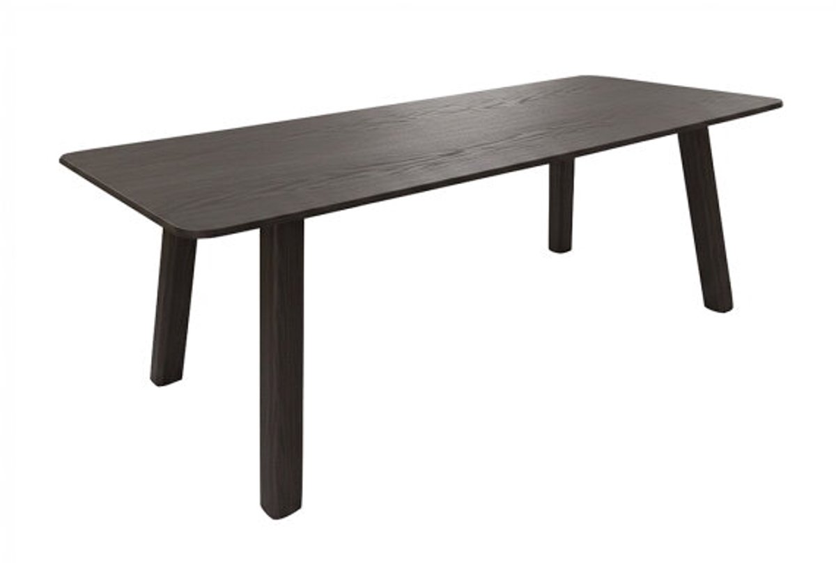 Eettafel Salo rechthoekig met afgeronde hoeken eiken 180x90 cm - Naturel