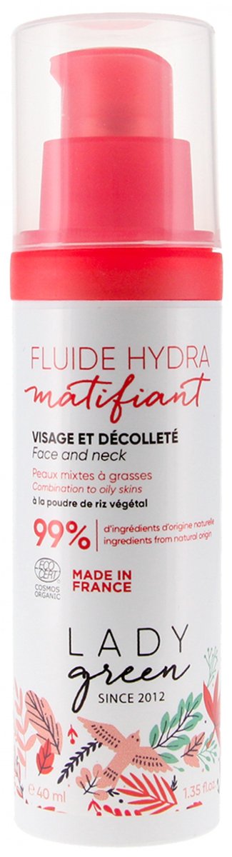Lady Green Fluide Hydra Matifiant 40 ml