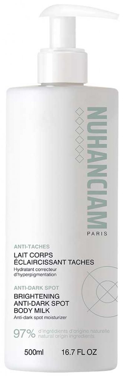 Nuhanciam Brightening Anti-Dark Spot Body Milk- Vlek Verhelderende Lichaamsmelk, 500ml