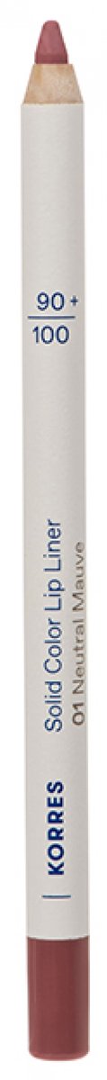 Korres Solid Color Lip Liner 1,2 g (Tint : 01 Neutraal Mauve)