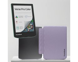 PocketBook Verse Pro Color e-reader Sage Glow – 6 inch – 16 GB – waterdicht + Transparant Paars hoesje – voordeelbundel