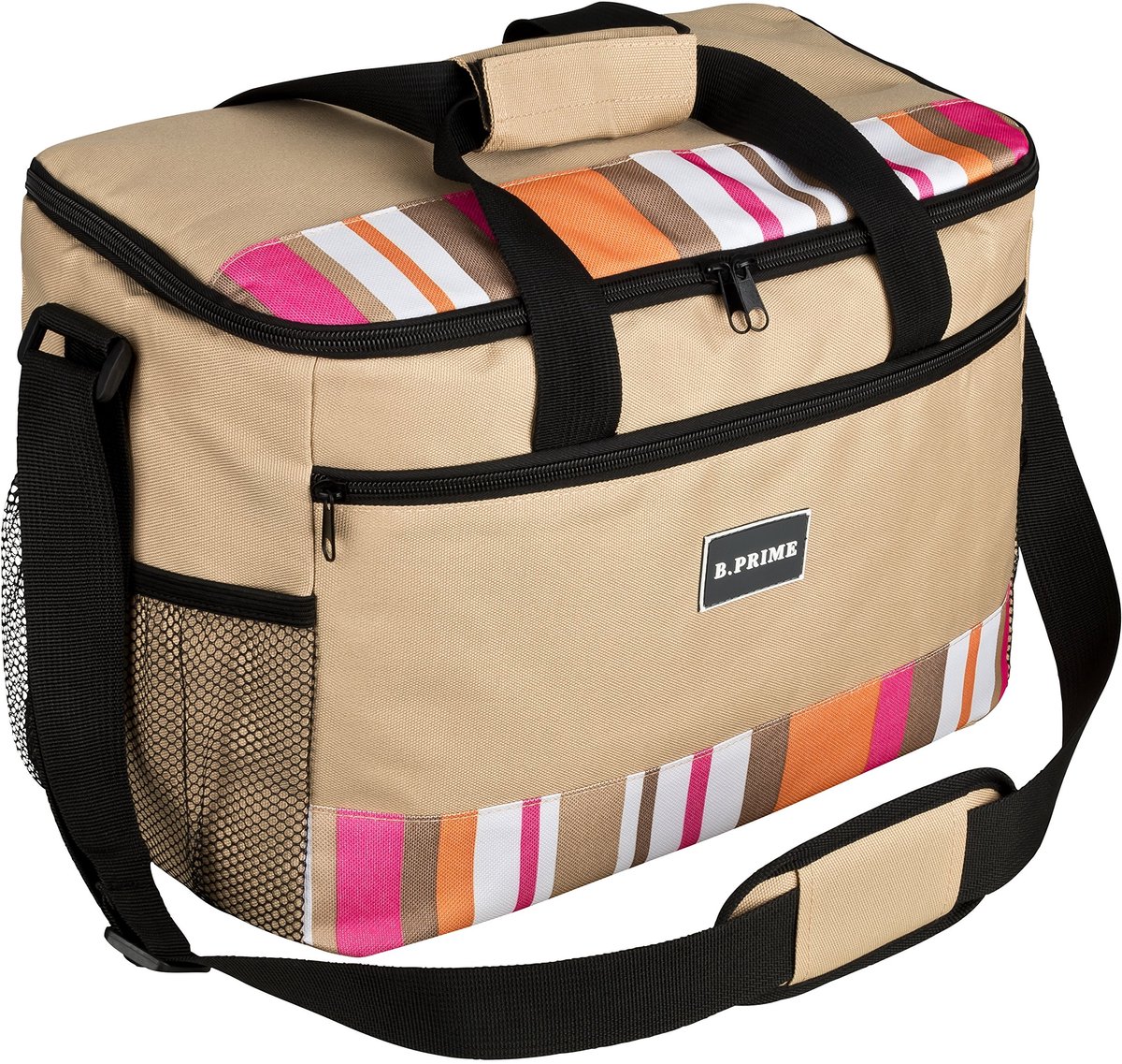 SnelShoppen - B.PRIME CLASSIC 20l-koeltas | Isoleertas | Koelbox | Picknicktas | IJstas | Campingtas | 36x26x22cm | Voor picknick, outdoor, reizen, bo