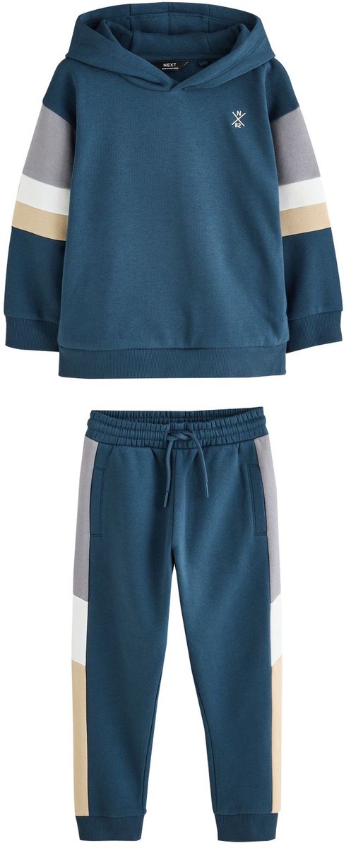 Next - Jongens - Set van hoodie en joggingbroek - Blauw