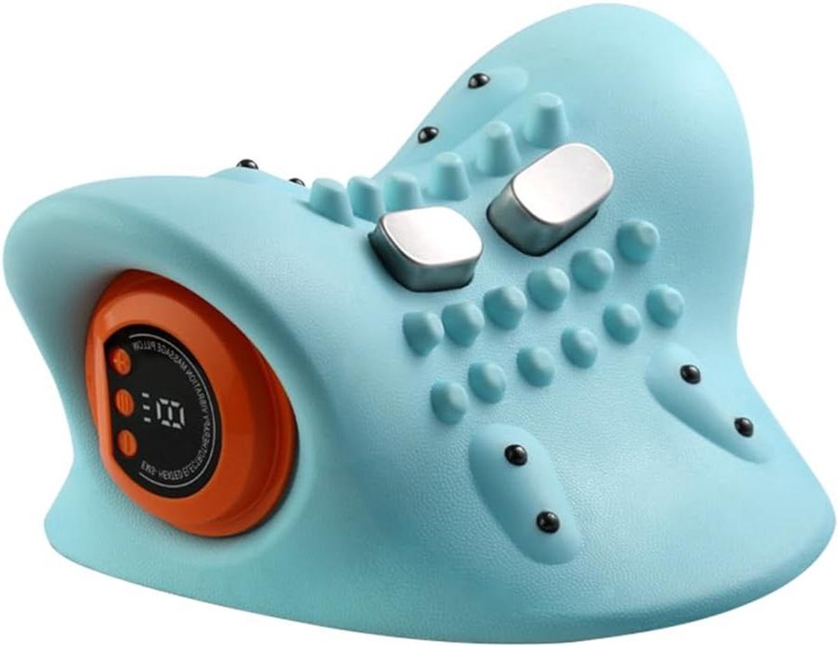 Nek Massager Elektrisch - Hals Ontspanning - Spieren Herstellen - Met Warmte Functie - 22 x 21 x 10 cm
