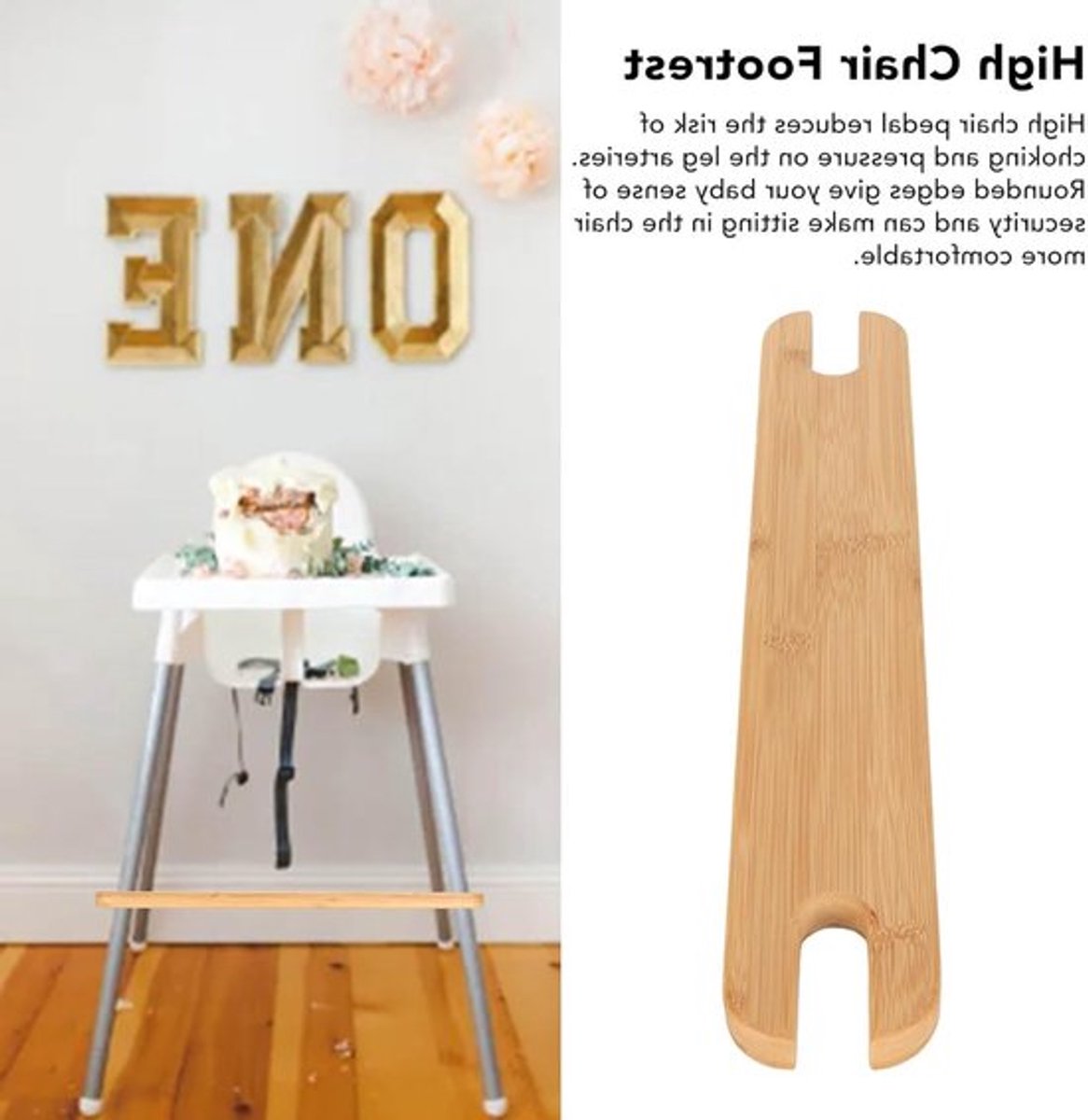 Verstelbare Voetsteun voor Kinderstoelen, Gemakkelijk Schoon te Maken, Comfortabel en Antislip Ontwerp voor Optimale Ondersteuning