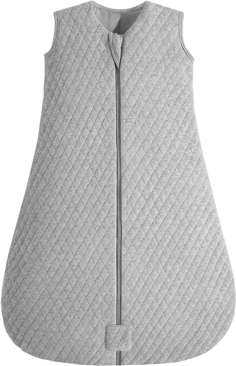 Warme Baby Slaapzak voor de Winter van Katoen 2.5 Tog - Zachte Slaapzak voor Pasgeborenen van 6-12 Maanden in Grijs, Ideaal voor Koude Dagen en Comfortabel Slapen