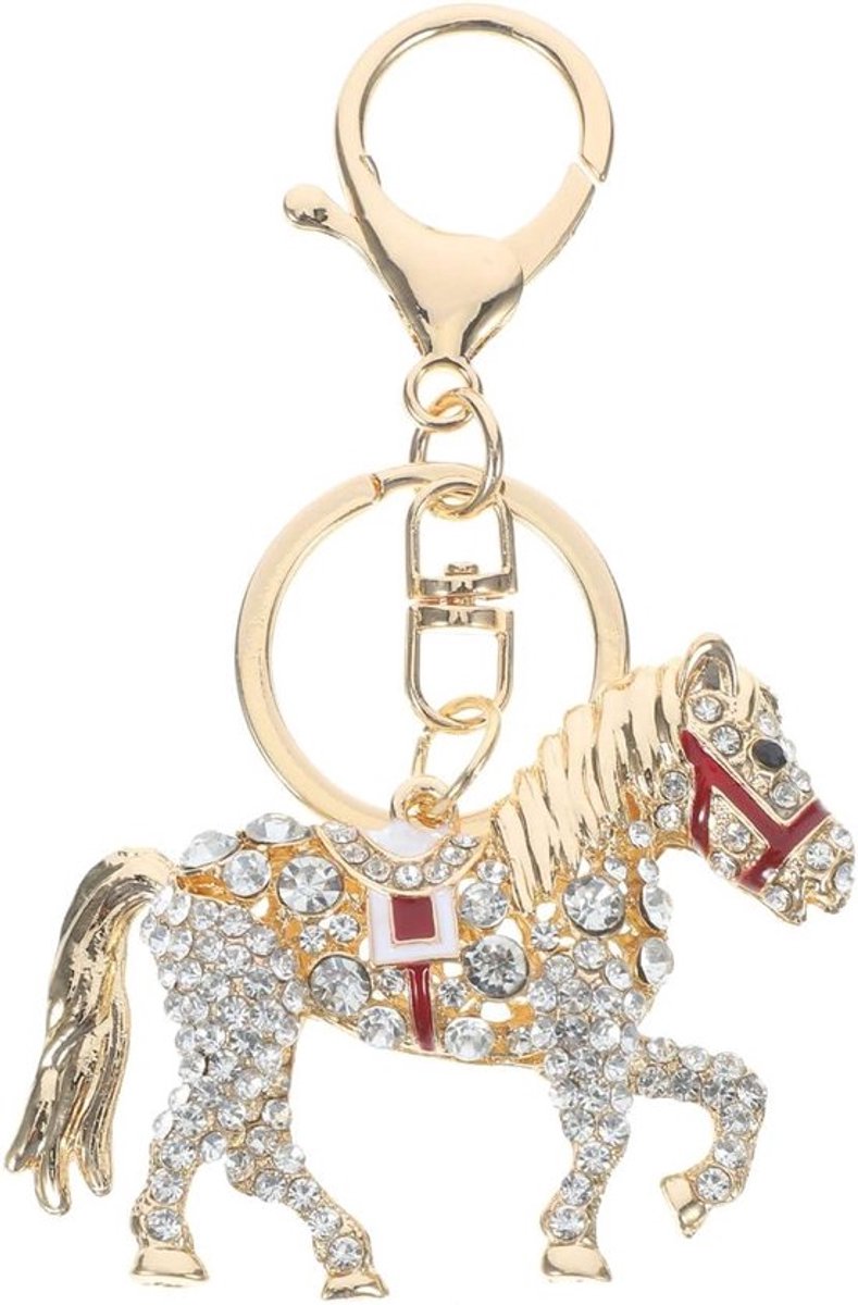 Sleutelhanger met paardenmotief - stijlvolle hanger voor modefans - ideaal geschenk
