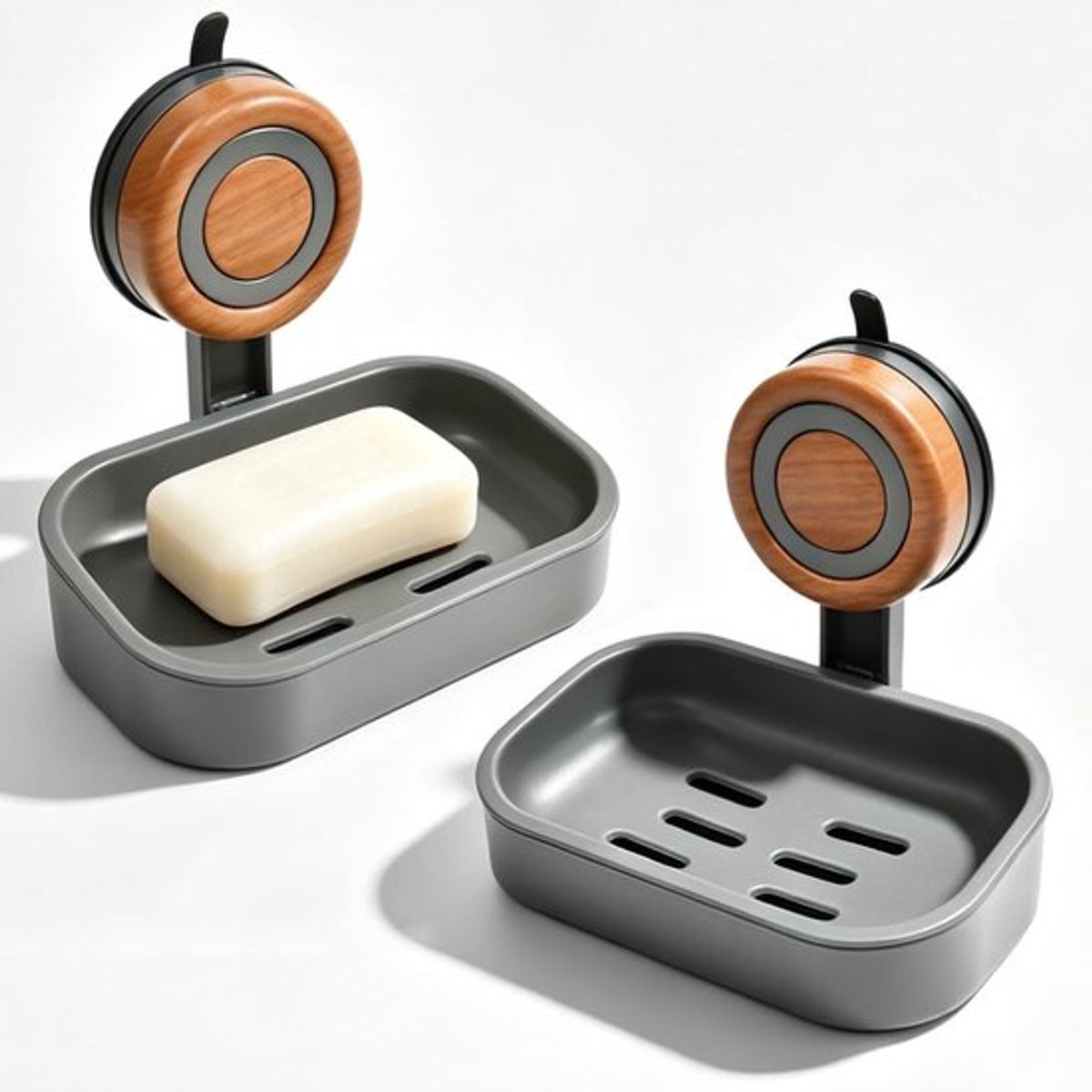 Praktische zeepdispenser met afvoer voor een opgeruimde badkamer en optimale hygiëne