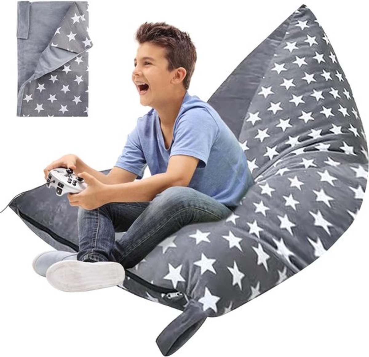 Zitzakhoes voor Kinderen - Opbergcover voor Knuffeldieren in de Kinderkamer - Comfortabel en Stijlvol