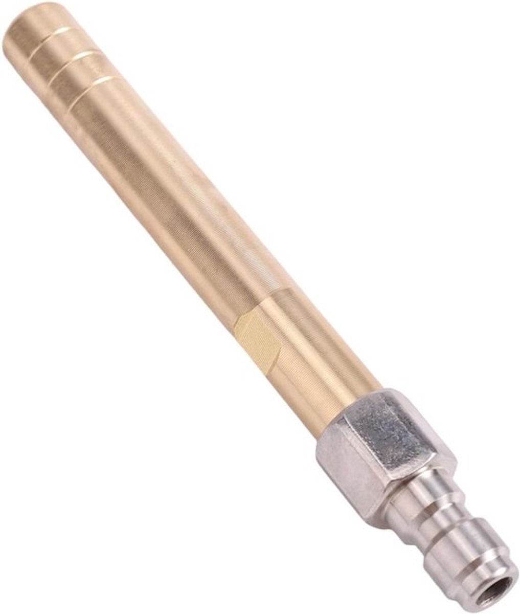 Grote Chemische Spuitmond voor Hogedrukreinigers, RVS en Messing Spray Tip 1/4'' Snelaansluiting, Perfect voor Dakreiniging en Hoogwerkzaamheden