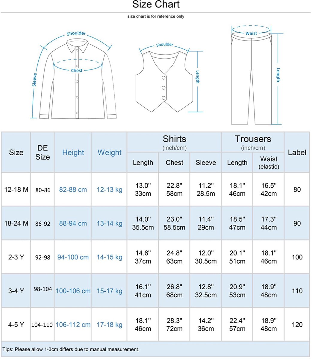 SnelShoppen - Mintgreen Baby-Outfits & Kledingsets Jongens, Lange Mouwen Smoking voor Zuigelingen, Donkergrijs, 12-18 maanden, Perfect voor Bruiloften