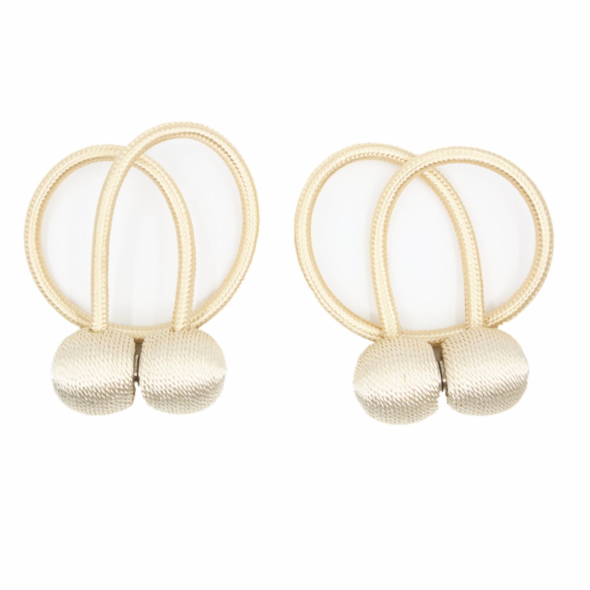 Magnetische gordijnhouder Goud 2-pack – sterke magneet, 47 cm, elegante gordijntassels