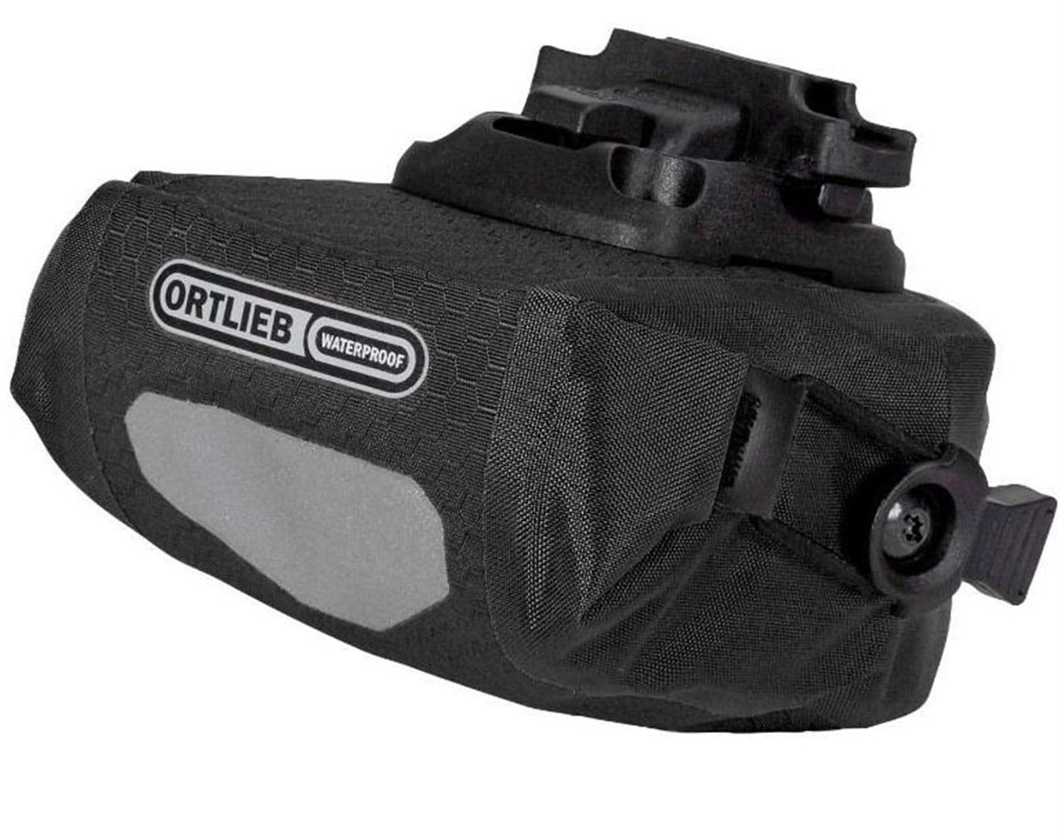 SnelShoppen - Micro Two Zadeltas Unisex, Mat Zwart, Eenheidsmaat, Waterdicht, Ideaal voor Fietsen, Mountainbiken, Toeren, en Dagtochten