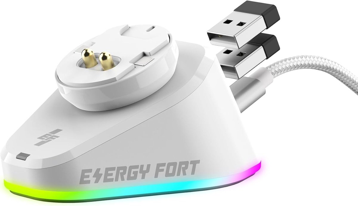 Draadloos Oplaadstation voor Gaming Muizen, Compatibel met G Pro X Superlight, G502, G703 en G903, Ideaal voor Thuisgebruik en Gaming Setup